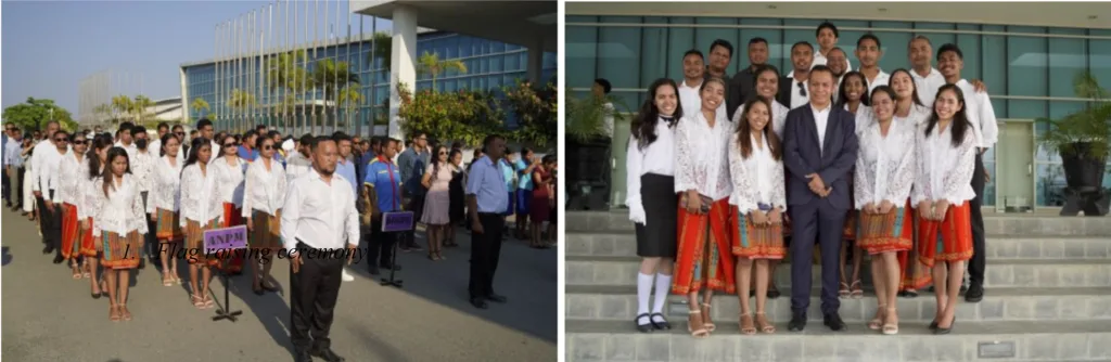 The Interns Involvement in ANP’s Resposibility in a Flag Raising Ceremony