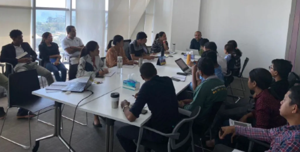 The Interns Monthly Meeting with GIP General Supervisor